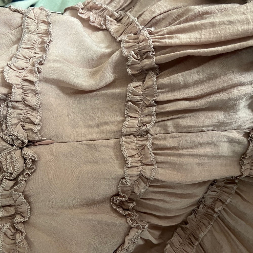 Saints + Secrets Low Back Cami Strap Dress (Nude Pink Beige) - Picture 6 of 7